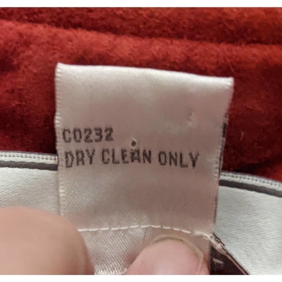 Lisa International 100 Percent Suede Red Vest with Metal Embellishment, Small - Picture 11 of 11